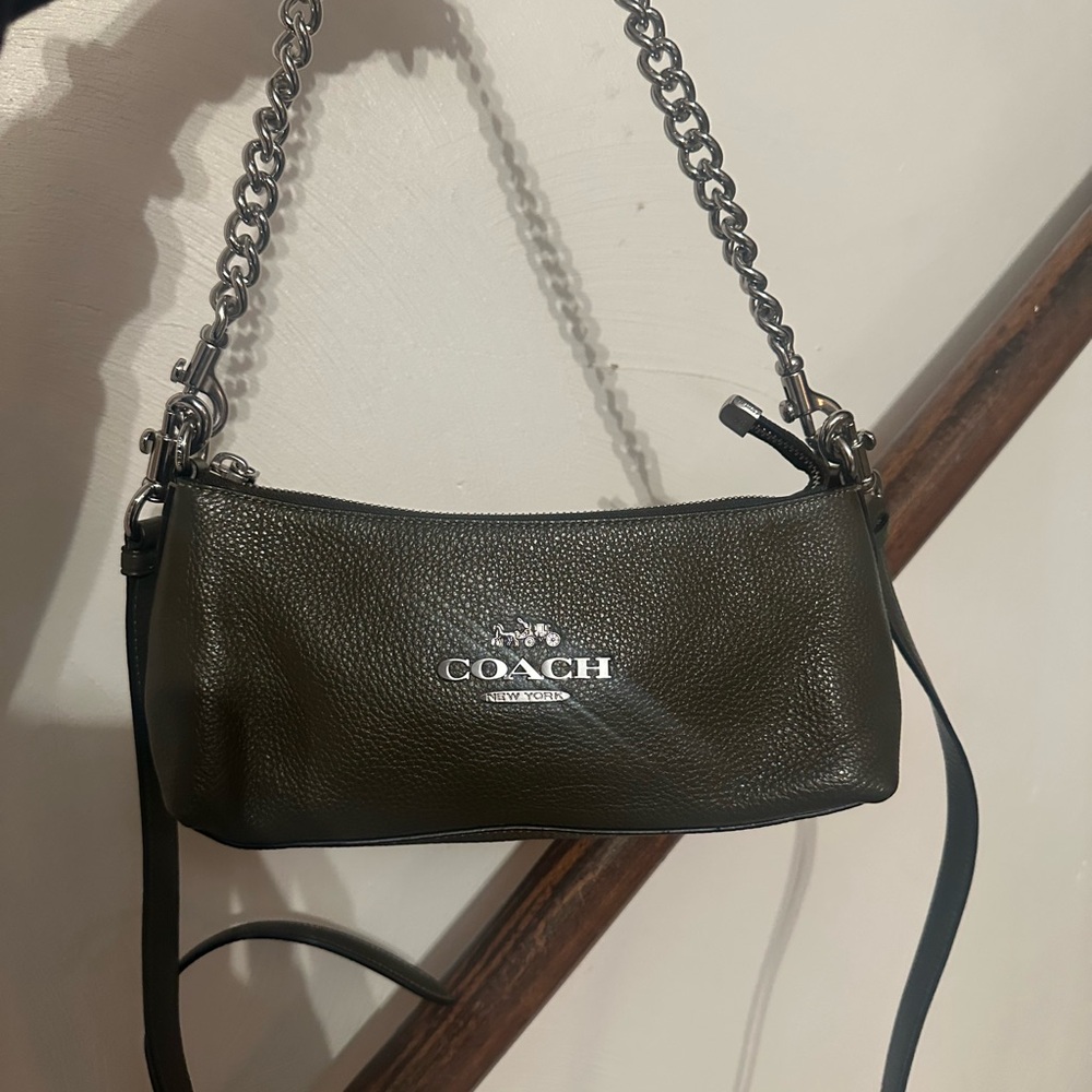 ✨SOLD Coach Charlotte Olive Green Crossbody/Shoulder Bag